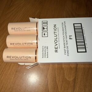 NEW Revolution Fast Base Stick Foundation F1 - CASE PACK‎ OF 3